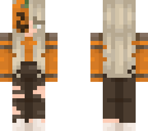 leaves falling -=- a female halloween skin
