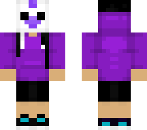 lila with mask
