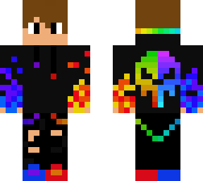 rainbow gamer with fire (no mic) (fixed)
