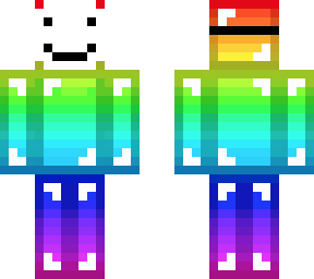 rainbow skeppy mask