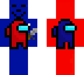 red & blue imposter