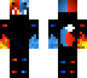 red and blue
