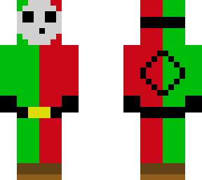 red and green shy guy
