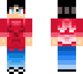 red sweat shirt boy