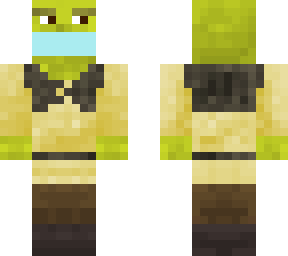 shrek with mask