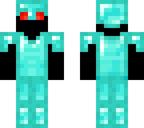 black man in diamond armor