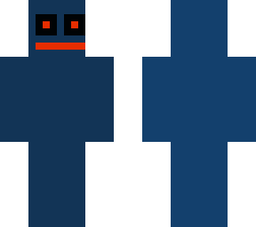 blue creepy guy