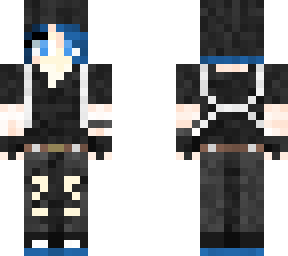 blue hair