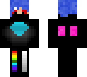 blue haired ore man
