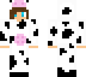 cow onesie brown hair