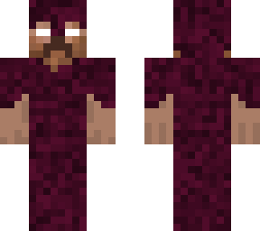 creepy angry herobrine with netherite armour