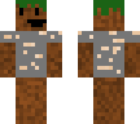 dirt man with iron armor