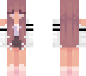 edited cute minecraft girl