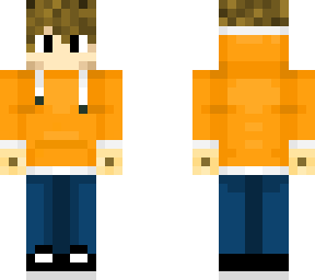final version orange hoodie