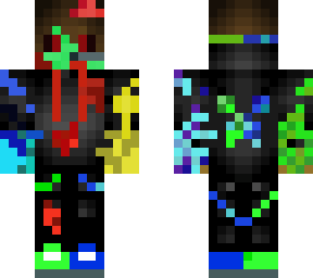 green yellow and blue zombie (first skin)