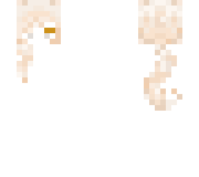 head of a girl with white hair