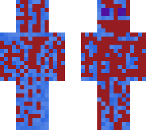 i made this skin at tree am and it is haunted