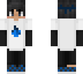 minecraft but sapnap is blue