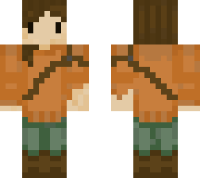 modified orange sweater