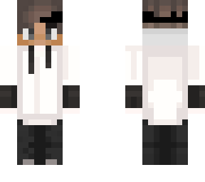 pvp white hoodie boy slim