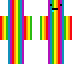 rainbow derp man ( face is on other side)