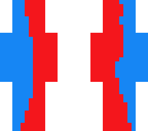 red v blue