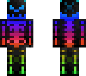 reverse glowing rainbow skeleton (edit)