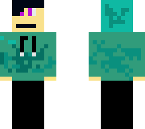 teal sweater skin (no shoes)