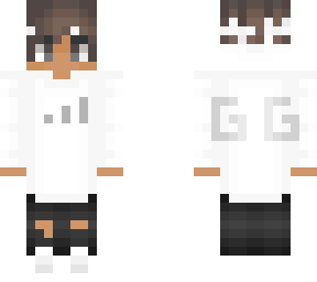 white cool hoodie gg boy slim