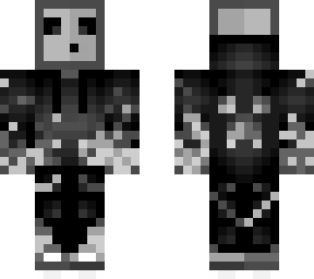 black and white slime
