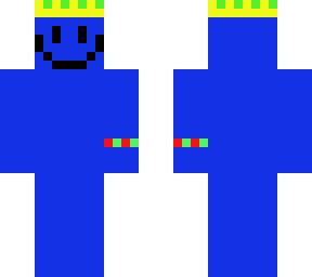 blue man