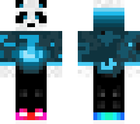 blue panda