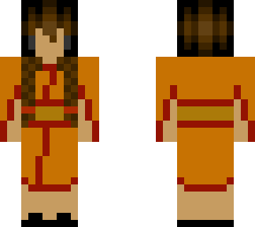chibi kimono (orange)