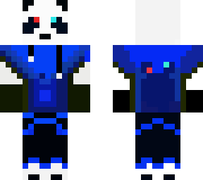 cool blue panda