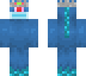 fish skin with mask