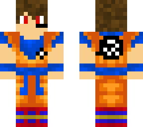 gamer rojo con gindo de goku