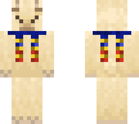 llama with scarf