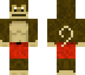 monkey with red clothes