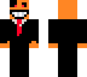 orange man with smoking