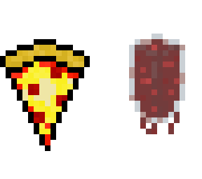 pizza and cola pixel art