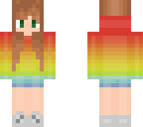 rainbow girl