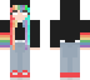 rainbow girl