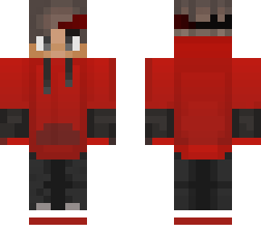 red hoodie