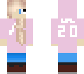 2020 leavers jumper blonde girl light pink hoodie