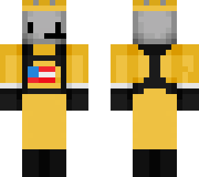 american yellow sweat w/ headphones