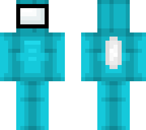 among us crewmate cyan
