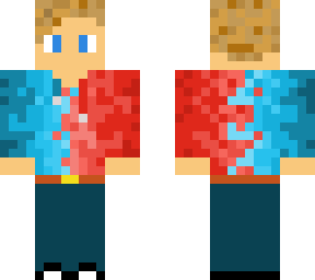 blue and red explosion