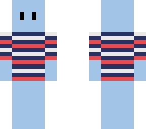 blue blob (with shirt)