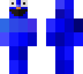blue block cookie monster