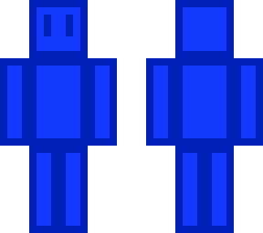 blue block-man